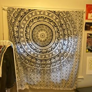 Urban Outfitters B&W manual tapestry